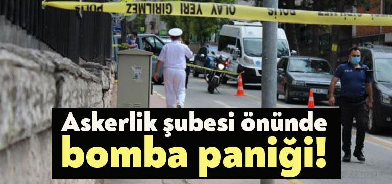 İzmit Askerlik Şubesi önünde elektrik panosu ile duvar arasına konulan