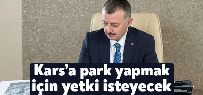Kocaeli Büyükşehir Belediyesi, Kars Akyaka Belediyesi sınırlarına bir park yapımı