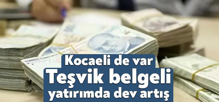 Teşvik belgeli yatırım sayısı, Nisan'da geçen yılın aynı ayına göre