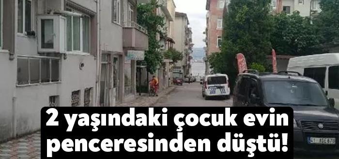  KOCAELİ’nin Gölcük ilçesinde, 3’üncü kattaki evin penceresinden aşağı düşen 2
