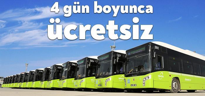 Kocaeli Büyükşehir Belediyesi, Kurban Bayramı süresince otobüs, raylı sistemler ve