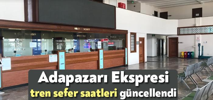 TCDD Taşımacılık A.Ş., İzmit Adapazarı Ekspres Tren Sefer Saatlerini güncelledi.