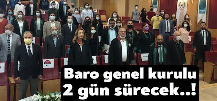 Corona virüsü tedbirleri nedeniyle 3 kere ertelenen Kocaeli Barosu 36.