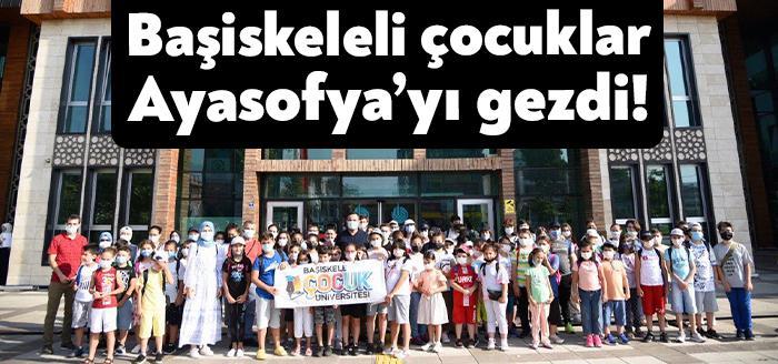 Başiskele Yaz Akademisi’nde yüz yüze eğitimler devam ederken çocukların gezerek