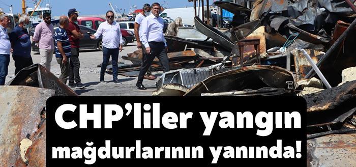 CHP Kocaeli, Kandıra Bağırganlı Limanı'nda meydana gelen yangında barınakları kullanılamaz