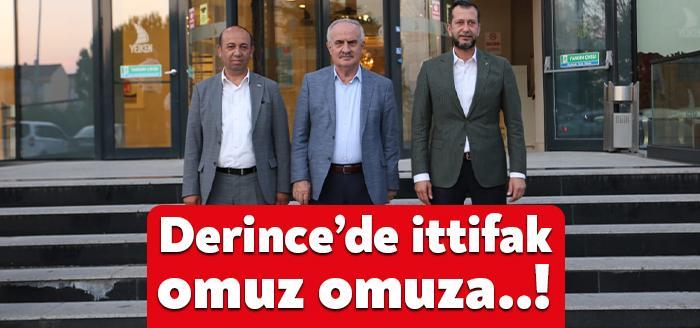 MHP İlçe Teşkilatı ile bir araya gelen Derince Belediye Başkanı
