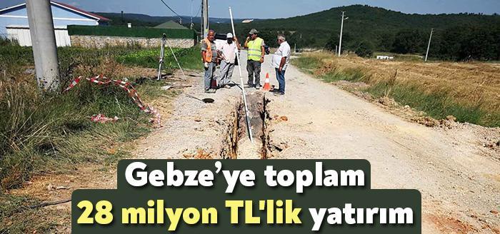 Kocaeli Büyükşehir Belediyesi İSU Genel Müdürlüğü, Gebze ilçesinde birçok noktada