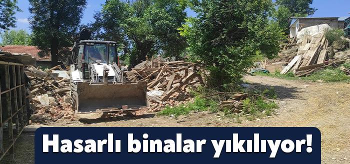 Derince genelinde tehlike arz ederek güvenliği tehdit eden yapılarla, kullanım