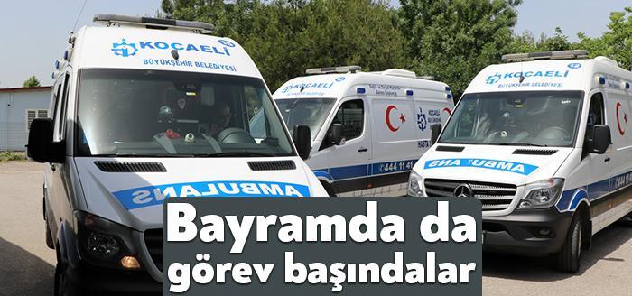 Kocaeli Kocaeli Büyükşehir Belediyesi Hasta Nakil Ambulansları Kurban Bayramı süresince