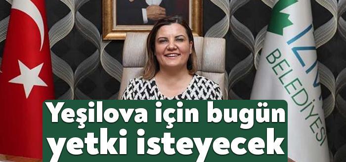 İzmit Belediyesi yönetimi, İzmit Belediye Meclisi'nde bugün saat 15.00’te Yeşilova