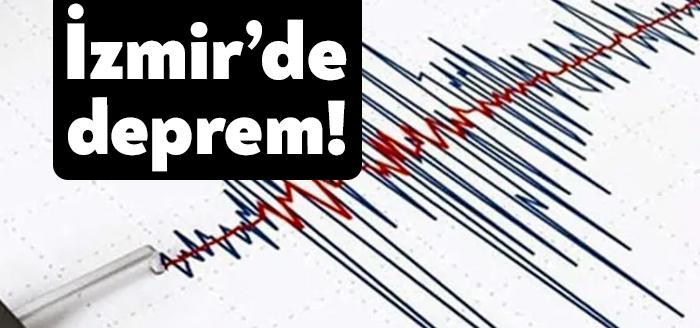 Ege Denizi'nde İzmir'in Karaburun ilçesi açıklarında 4,2 büyüklüğünde bir deprem