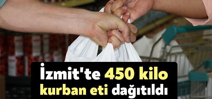 Kurban Bayramı vesilesiyle hayırsever vatandaşlar tarafından İzmit Belediyesi Gıda Bankası’na