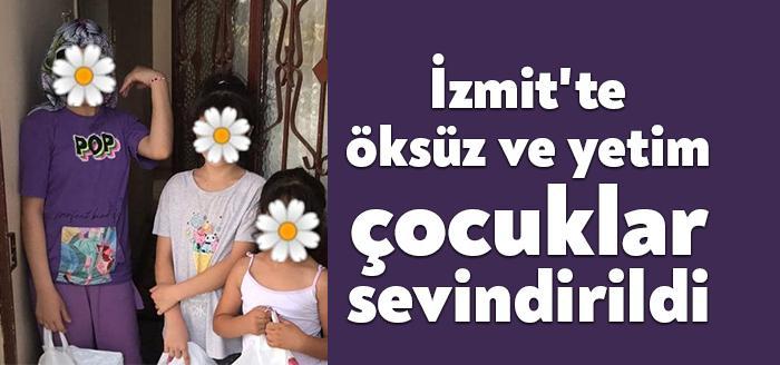 İzmit’teki öksüz ve yetim çocuklar bu Kurban Bayramı’nda da unutulmadı.