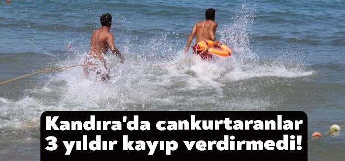 Kocaeli'nin Karadeniz'e kıyısı olan Kandıra sahillerinde görev yapan KocaeliSahilleri Su
