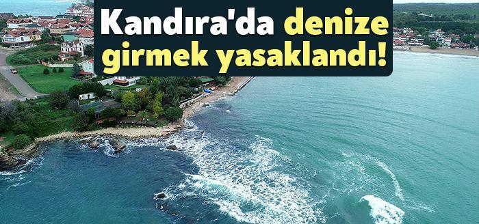 Kocaeli'nin Karadeniz'e kıyısı olan Kandıra ilçesinde dün başlayan ve etkisini