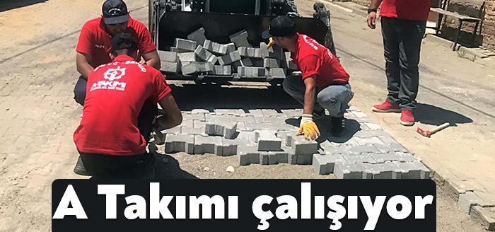 Kocaeli Büyükşehir A Takımı ekipleri, Kandıra’nın Topluca Mahallesi’nde ortak kullanım