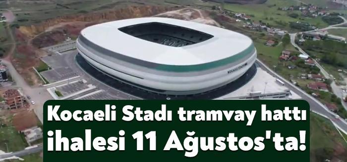 Akçaray tramvay hattının Kuruçeşme’nin ve Şehir Hastanesi’nin ardından Kocaeli Stadı'na