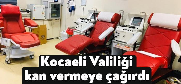 Kocaeli Valiliği ve Kızılay, kan verme kampanyası başlattı. Valilik, vatandaşları