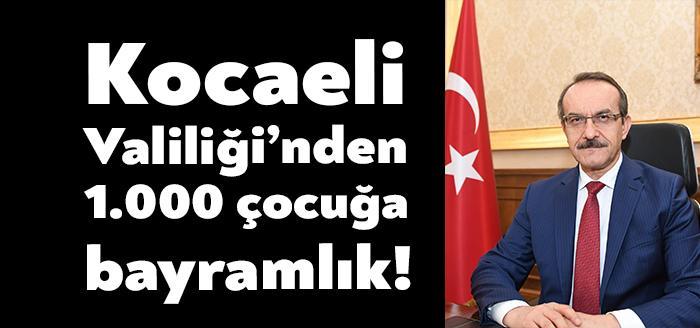 Kocaeli Valiliği 1.000 çocuğa Kurban Bayramı öncesinde bayramlık ve alışveriş