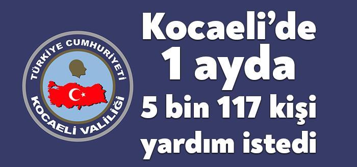 Kocaeli Valiliği ve kaymakamlıklara bağlı vefa sosyal destek guruplarınca toplam