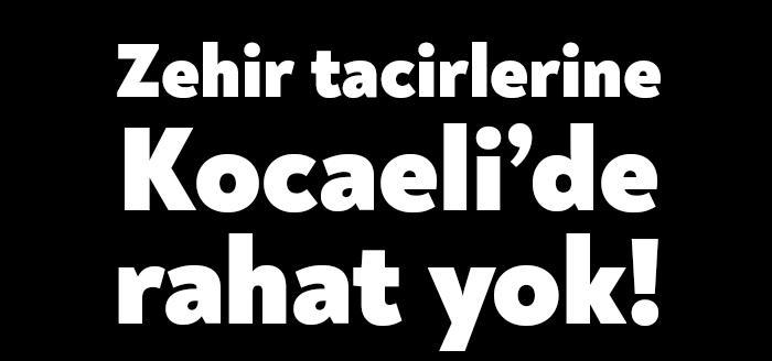 Kocaeli’de son bir haftada düzenlenen uyuşturucu operasyonları ile ilgili Kocaeli