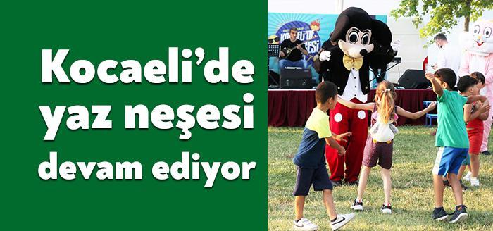 Kocaeli’de yaz neşesi devam ediyor