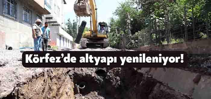İSU Kocaeli’nin Körfez ilçesinin altyapı problemlerini gidermek ve vatandaşların sağlıklı
