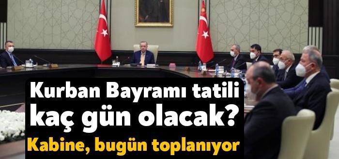 Kabine toplantısı, bugün Cumhurbaşkanı Erdoğan başkanlığında yapılacak. Toplantıda, aşılama programı