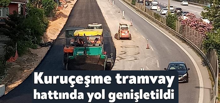 İzmit Plajyolu’ndan Kuruçeşme’ye uzanacak olan tramvay hattı projesi kapsamında genişletilen