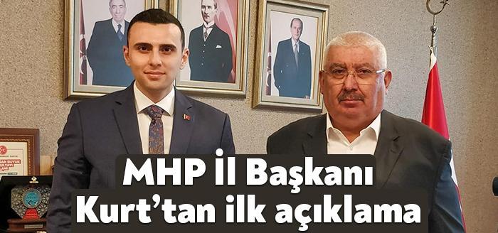 MHP Kocaeli İl Başkanı Yunus Emre Kurt, atanmasının ardından yaptığı