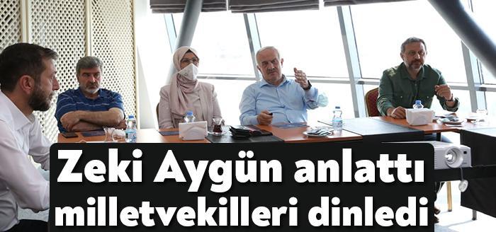 Derince Belediye Başkanı Zeki Aygün’ün, milletvekilleri Radiye Sezer Katırcıoğlu, Mehmet