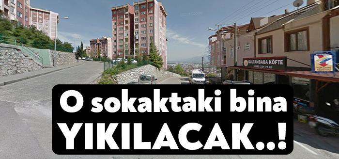 28 Haziran Mahallesi’ndeki ağır hasarlı binanın birkaç gün içinde yıkılacağını