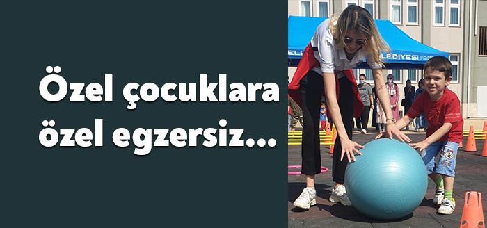 Özel gereksinimli çocuklara eğlenceli atletizm
