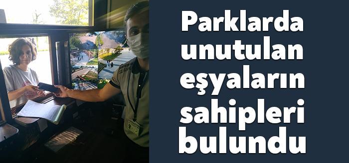 Kocaeli Büyükşehir’e bağlı yeşil alanlarda unutulan kayıp eşyalar Kocaeli Zabıtası