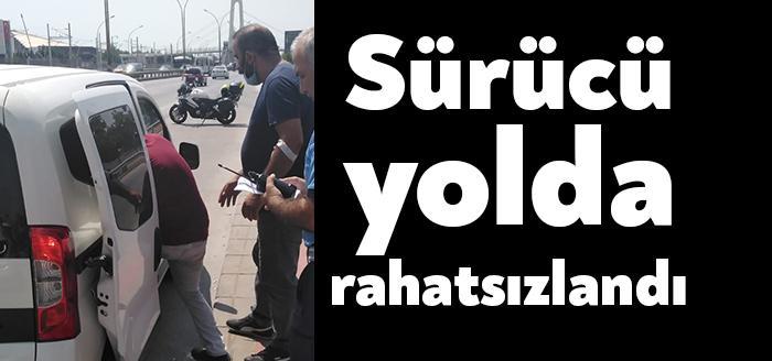 D-100 İzmit yan yolda aracında rahatsızlanan Yakup Bulut adlı vatandaşa