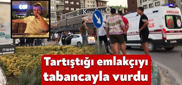 Körfezkent 4. Etap sitesinde tartıştığı emlakçı komşusunu tabancayla yaralayan kişi
