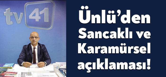 Milliyetçi Hareket Partisi (MHP) Kocaeli İl Başkanı Aydın Ünlü, TV