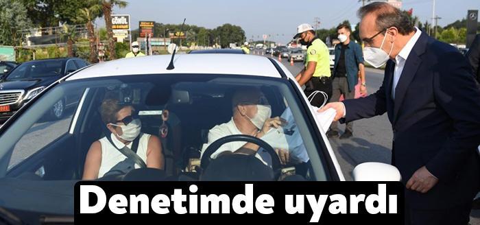 "Yol Ver Hayata" kampanyasında Karadan gerçekleştirilen trafik denetimlerinin yapıldığı Özdilek
