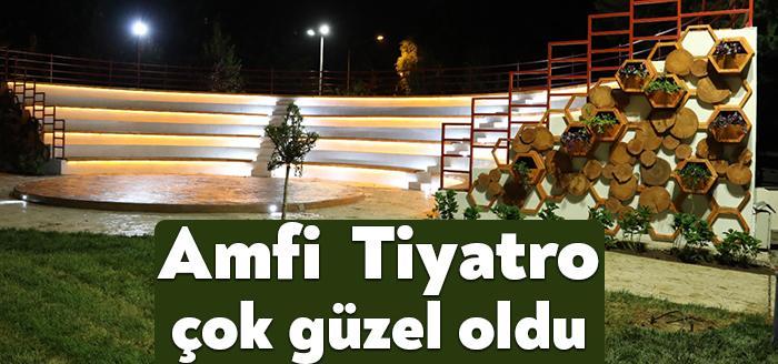 İzmit Belediyesi tarafından yenileme çalışmaları tamamlanan Yahya Kaptan Amfi Tiyatro,