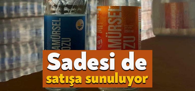 Karamürsel Belediye Başkanı İsmail Yıldırım, şeftali aromalı olarak üretilen ve