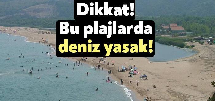 Kandıra'da 4 plaj dışında bulunan tüm plajlarda olumsuz hava şartları