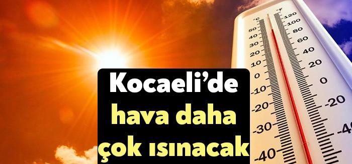 Kocaeli 14 Ağustos Hava Durumuna göre; hava sıcaklığı bugün 31
