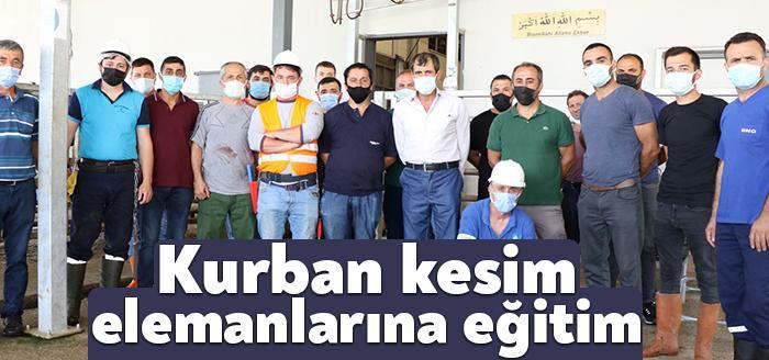 Kocaeli Büyükşehir Belediyesi, Kurban Bayramı’nda kesim yapacak kişilere eğitim vermeye