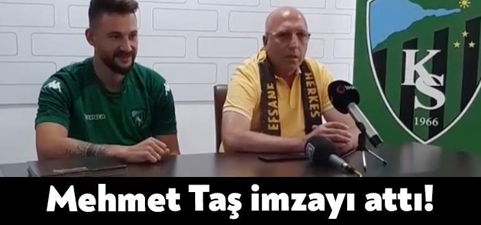 Kocaelispor, Giresunspor’da forma giyen Mehmet Taş ile bayram öncesi anlaşma
