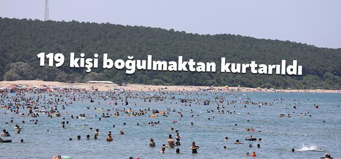 KOSKEM liderliğinde Kocaeli sahillerinde görev yapan Kocaeli Büyükşehir Belediyesi ekipleri