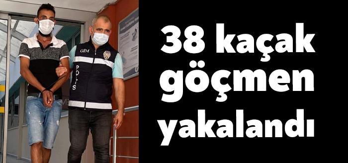 Kocaeli'de, TEM Otoyolu'nda durdurulan minibüste bulunan 35 Suriye, 3 Bangladeş