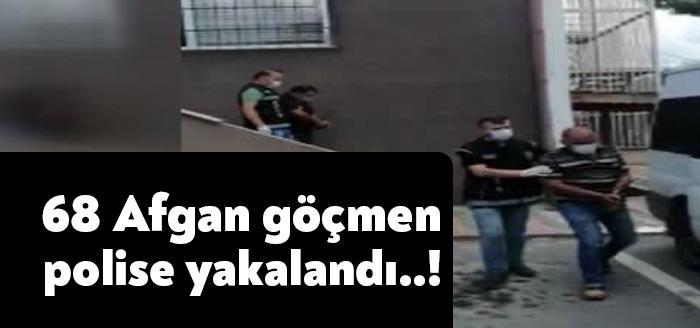 Dilovası'nda, TEM Otoyolu gişeleri çıkışında durdurulan otobüste bulunan Afganistan uyruklu
