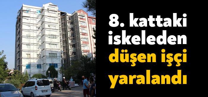 Kocaeli Haber - Kocaeli'nin İzmit ilçesinde mantolama yaptığı binanın 8.