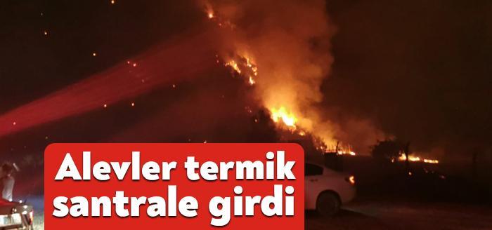 Milas Belediye Başkanı Muhammet Tokat, "Alevler termik santrale girdi... Santral