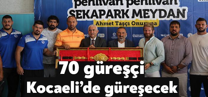 Kocaeli Büyükşehir Belediyesi Sekapark Altın Kemer Yağlı Güreşleri için düzenlenen
